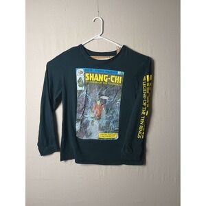 Marvel Shang-Chi Long Sleeve Graphic Tee Comic Book Style Shirt Size Large N‎